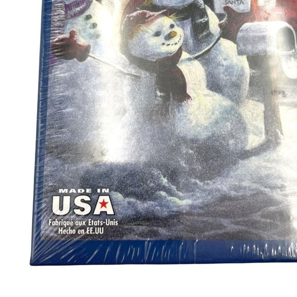 Santa's Truck FORD Red Pick-Up 1000 pc Christmas Puzzle Licensed Robert Kramer - Picture 8 of 10